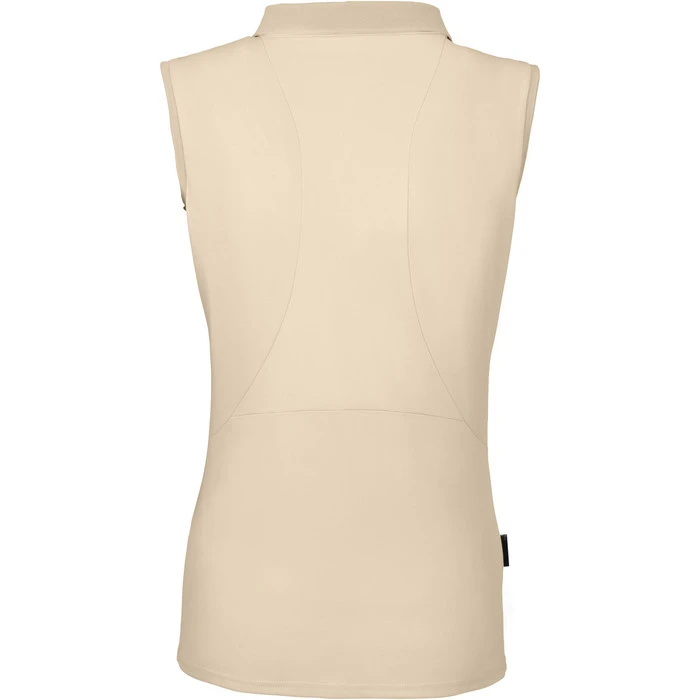 2023 Pikeur Womens Jarla Sleeveless Polo Shirt & Cap For £10 Bundle - Vanilla Cream / Beige / Ivory 6 2023 Pikeur Womens Jarla Sleeveless Polo Shirt & Cap For £10 Bundle - Vanilla Cream / Beige / Ivory - Image 4