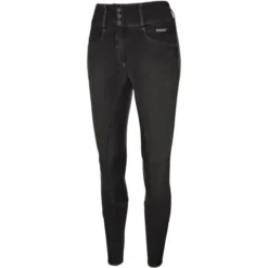 Pikeur Womens Candela Grip Jeans Breeches - Black Colour Black