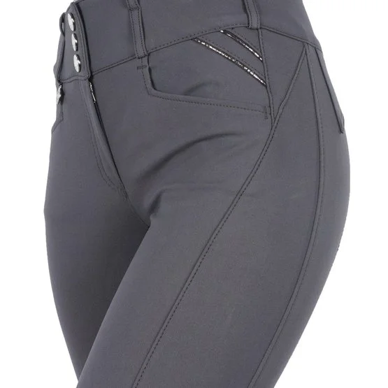 Pikeur Breeches Candela Glamor McCrown Full Grip Dark Shadow 9 Pikeur Breeches Candela Glamor McCrown Full Grip Dark Shadow - Image 7