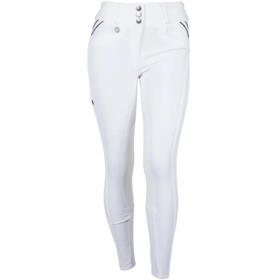 Pikeur Breeches Candela Glamor McCrown Full Grip White 3 Pikeur Breeches Candela Glamor McCrown Full Grip White
