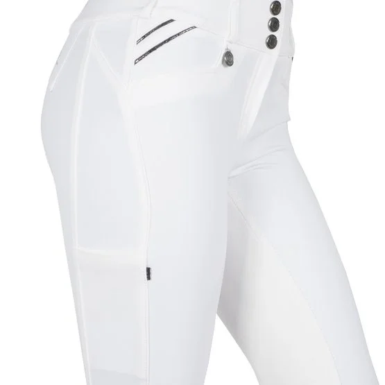 Pikeur Breeches Candela Glamor McCrown Full Grip White 10 Pikeur Breeches Candela Glamor McCrown Full Grip White - Image 8