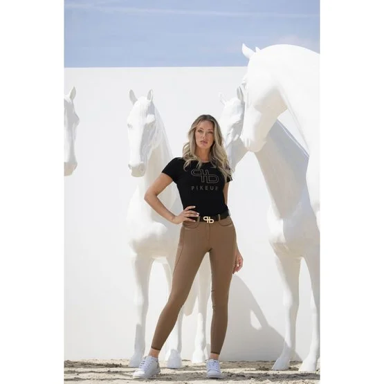 Pikeur Breeches Laure Full Grip Black Olive 11 Pikeur Breeches Laure Full Grip Black Olive - Image 9