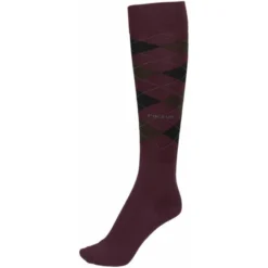 Pikeur Riding Socks Sports Checked Blueberry -Pikeur Shop pikeur pik 473500 328 990 f.506bde 4